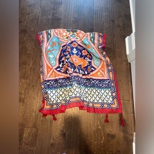 Multicolor kimono 1x/2x.